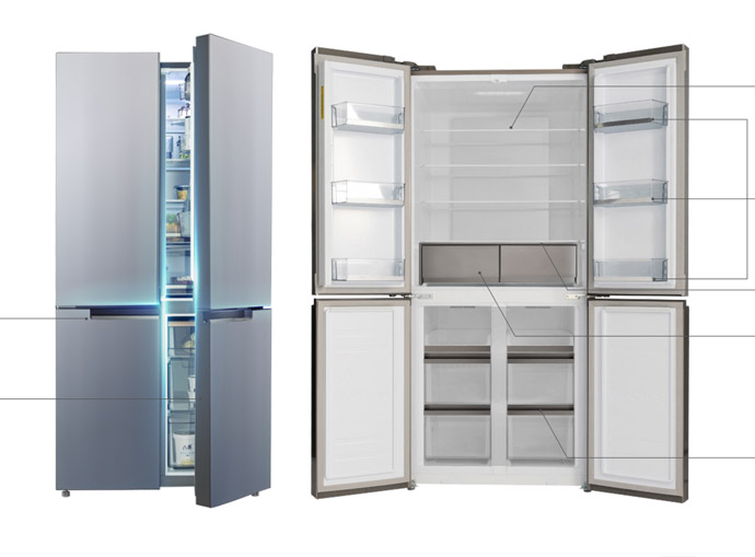 Refrigerator aluminum alloy accessories
